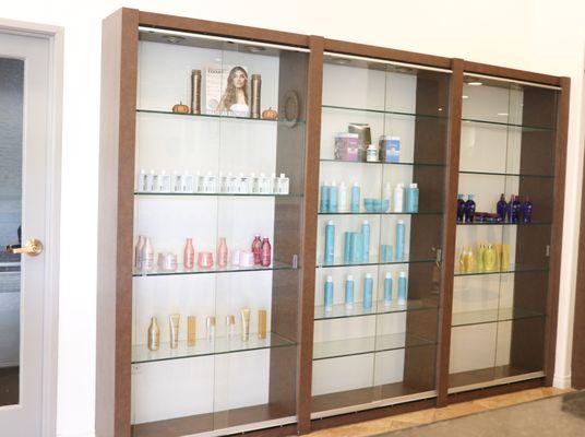 Get all the products you need right here at our salon