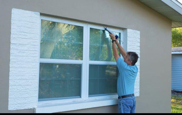 Waterproofing leaky window