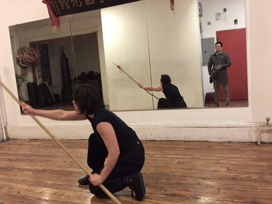 Spear training