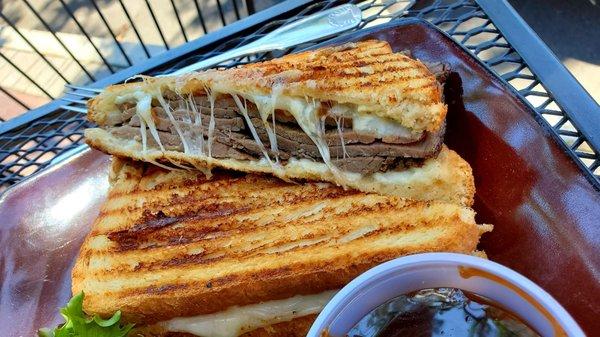 Roast Beef Panini sandwich at MILL TOWNE GOURMET RESTAURANT in Griffin, GA.