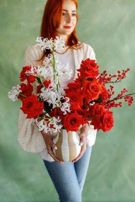 Peppermint Petals Arrangement.