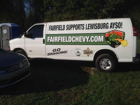 Fairfield Supporting our local AYSO!