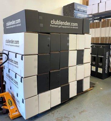 Clublender orders ready to ship from our Los Angeles fulfillment center!