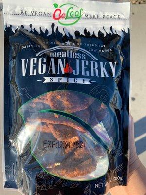 First time here.  Did a review and got a free gift. Spicy Jerky. Yay!