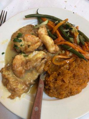 Shrimp and veal