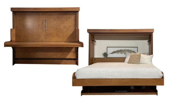 Euro Hidden Desk Bed