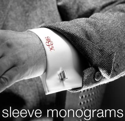 French cuff monograms