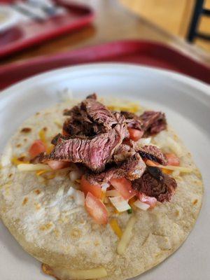 Grilled Top Sirloin Taco