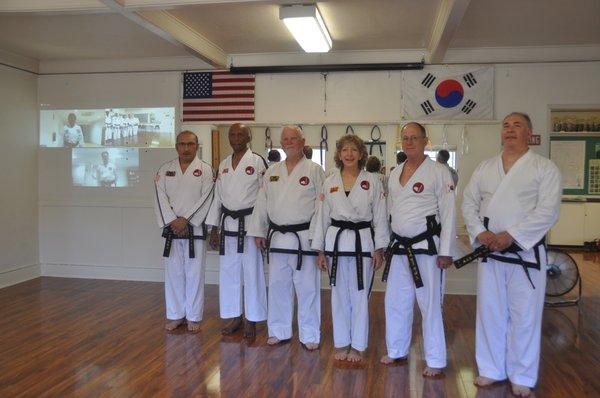 Congratulations to our new black belts.