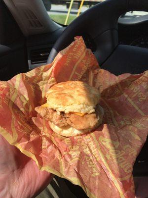 Sunshine on my chicken biscuit