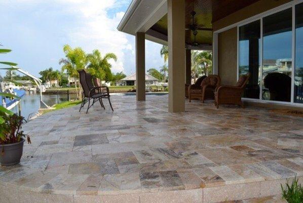 Nice Versailles pattern travertine