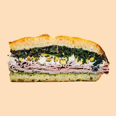 Mortadella & Roasted Greens