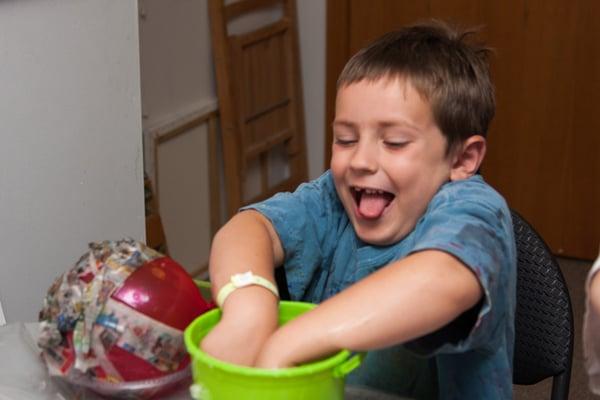 Papier mache fun!