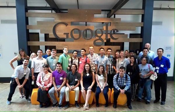 RHS International Business students tour Google