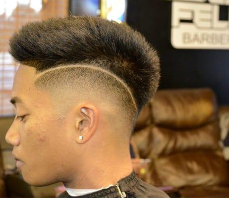 Cut and styled  by Arce at Goodfellas Barbershop Bonita!