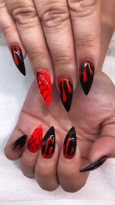 Halloween nails by Anthony