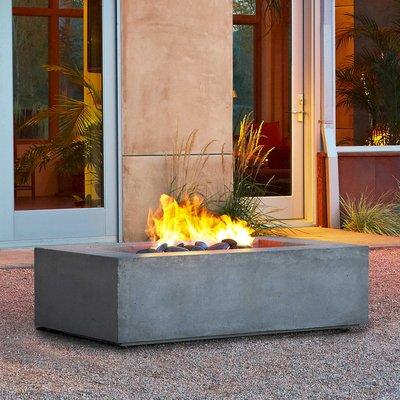 Faux-Concrete Fire Pit - available at Patioworld