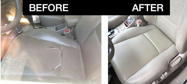 Before and after for my Kia Sportage.