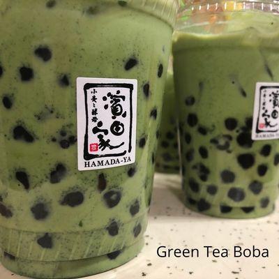 Green tea boba