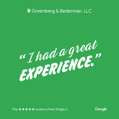 Great experience at Greenberg & Bederman.