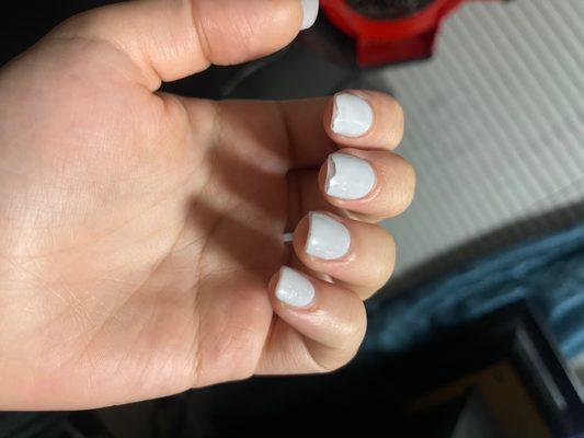 nail chipping and breaking, this is two days after getting them done