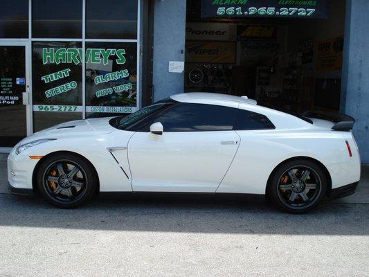 15 Nissan GT-R tint