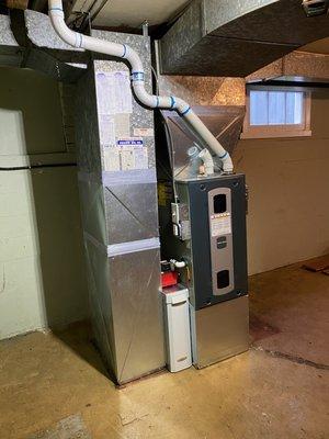 High efficiency furnace replacement