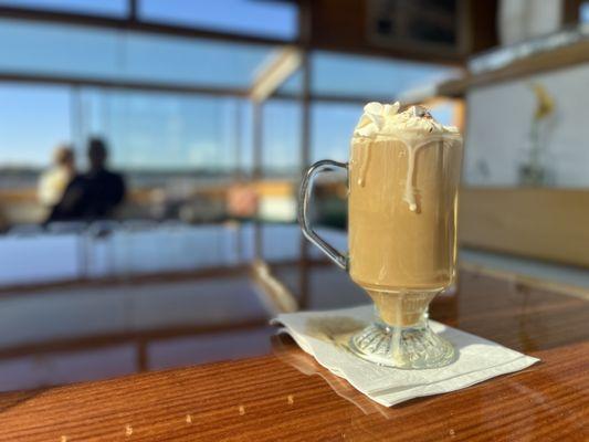 Irish Coffee during a Fall Foliage Tour