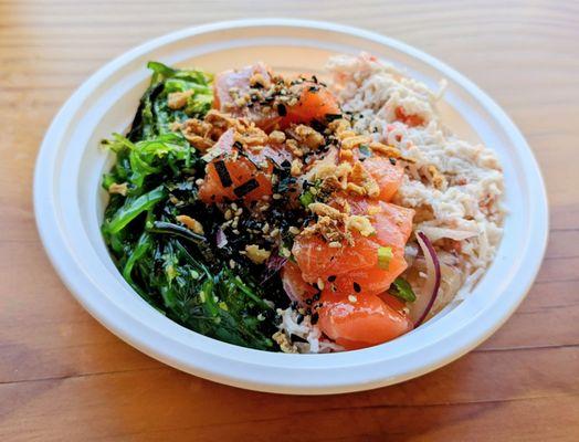 Salmon poke bowl