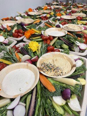 Everyone loves a good crudites board!