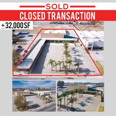 Recently closed transaction.