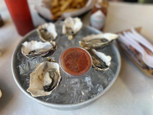 Happy hour oysters