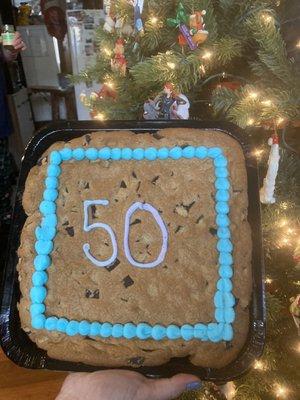 A hot mess of a cookie cake