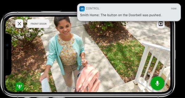 We can install the NEW ADT Video Doorbell