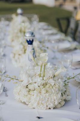 Wedding table scape