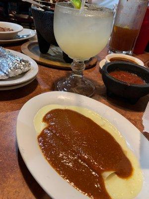 Skinny Margarita & Cheese Enchilada a La Carta