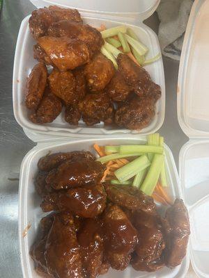 Hot buffalo wings