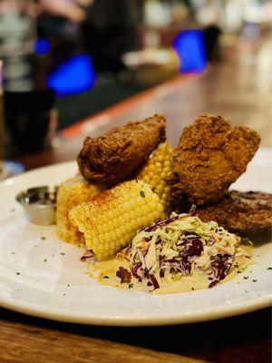 Recent Saturday supper: "Marty's fried chicken"   Better than anything I've had in the city.