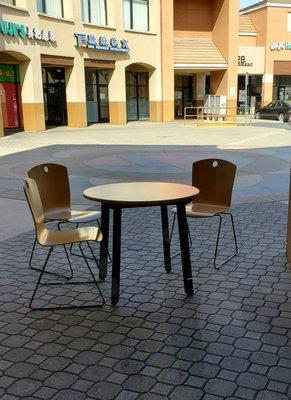 Outdoor seating