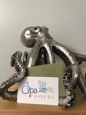 Spa Phoebe offers gift cards for all services. Purchase one and spread the gift of "Wellness & Relaxation"