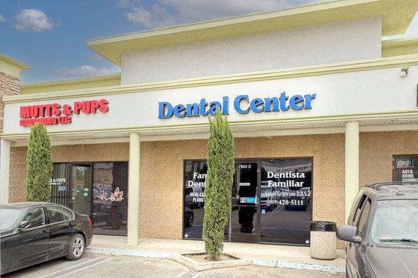 An exterior photo of our Fontana dental office, Vahan Grigoryan, DDS, located at: 7993 Sierra Ave., Suite D
Fontana, CA 92336