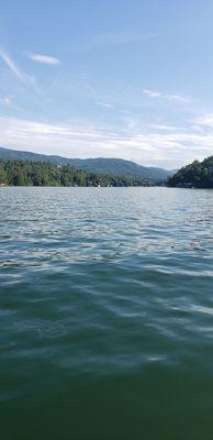 Beautiful views from boat