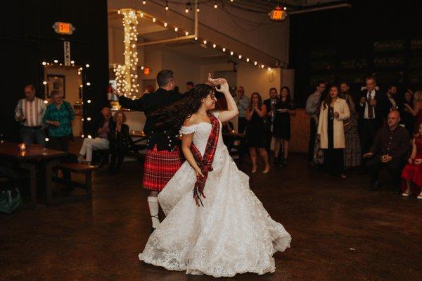 First dance in large hall