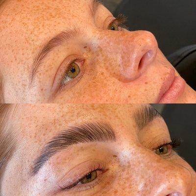 Brows laminated by Maryam - Orange , CA