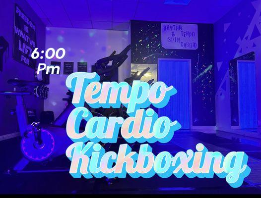 Cardio kickboxing!