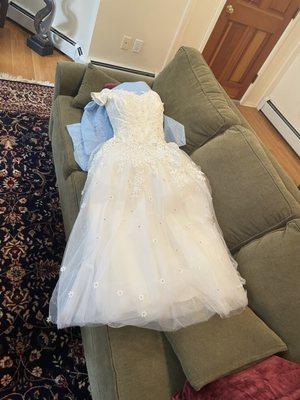 My wedding gown preserved by Carriage Trade in 1995! Amazing job, looks like new!