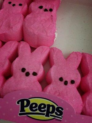 Got Peeps? A marshmallow peep bunny definitely has ears not legs smh :D