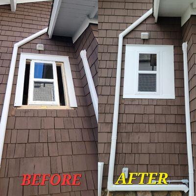 New Window Installation Madison NJ Before & After. See the video of this bathroom remodeling project on our YouTube channel.