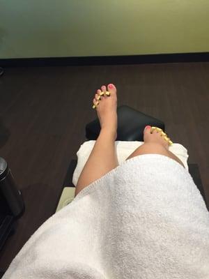 Excellent and relaxing pedicure