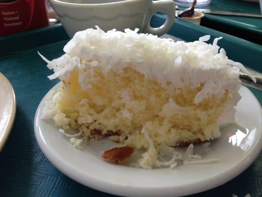 Homemade coconut cake!